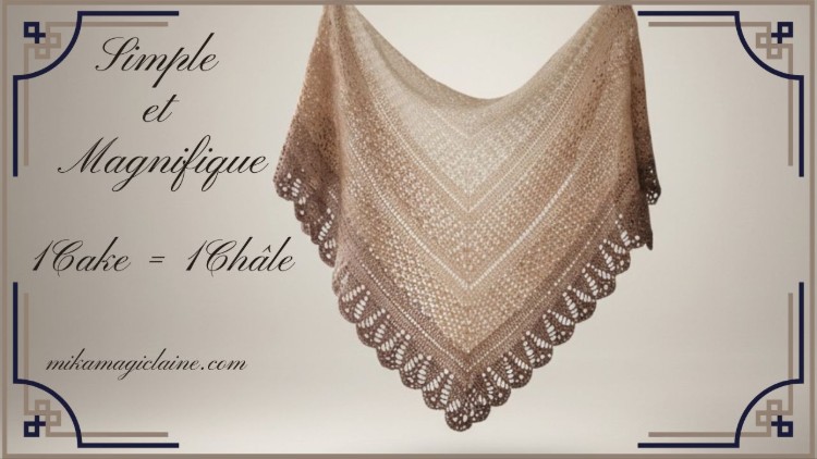 You are currently viewing Châle au crochet facile – Tutoriel pas à pas | Mika Magic Laine