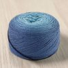 Symfonie Diva Gradient Bleus Indigo - bobine de laine mérinos et soie teinte à la main, dégradé du bleu indigo au bleu pastel