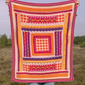 Kit Scheepjes CAL2026 Cotton Create DK : Sublime Couverture à 26 Pelotes