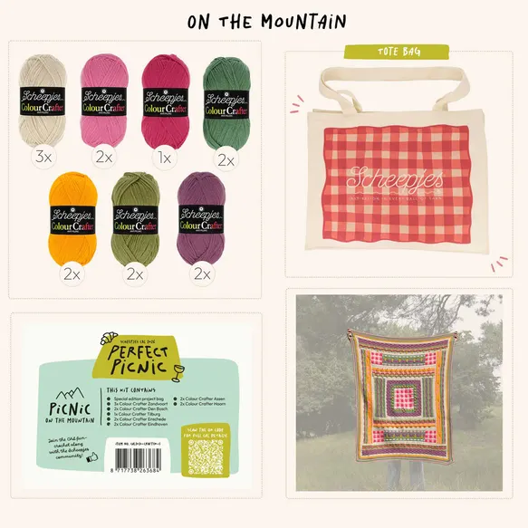 Kit Scheepjes CAL2026 Color Crafter : Sublime Couverture à 14 Pelotes 5 Kit Scheepjes CAL2026 Color Crafter Montagne